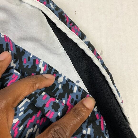 Nike Womens Running Shorts Dri Fit Printed 3" Inseam Pull On Stretch M Medium - Picture 12 of 12